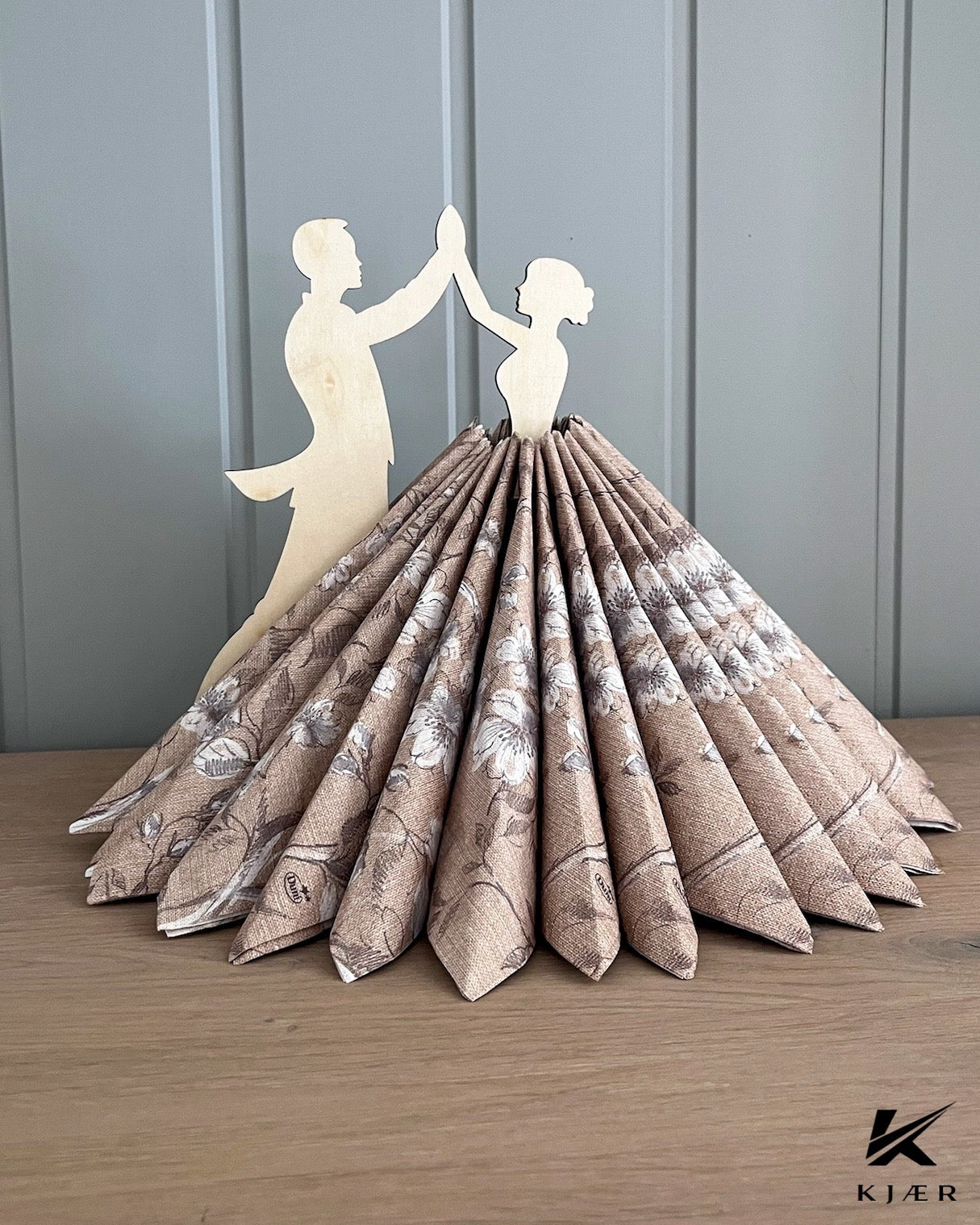 Serviettholder - kjærestepar