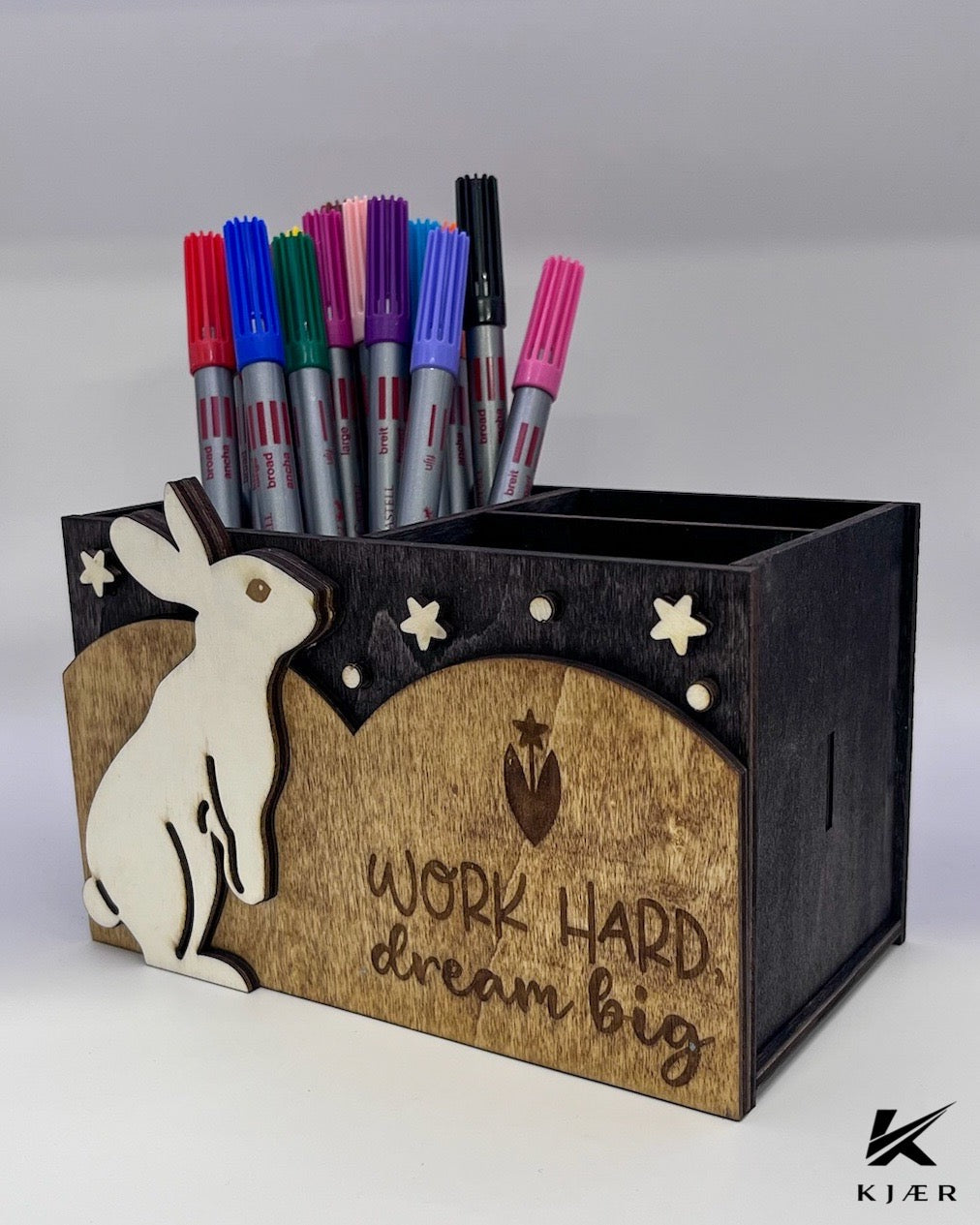 Skrivebordsoppbevaring til barn - kanin 1