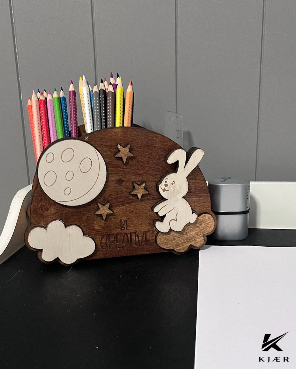 Skrivebordsoppbevaring til barn - kanin 2