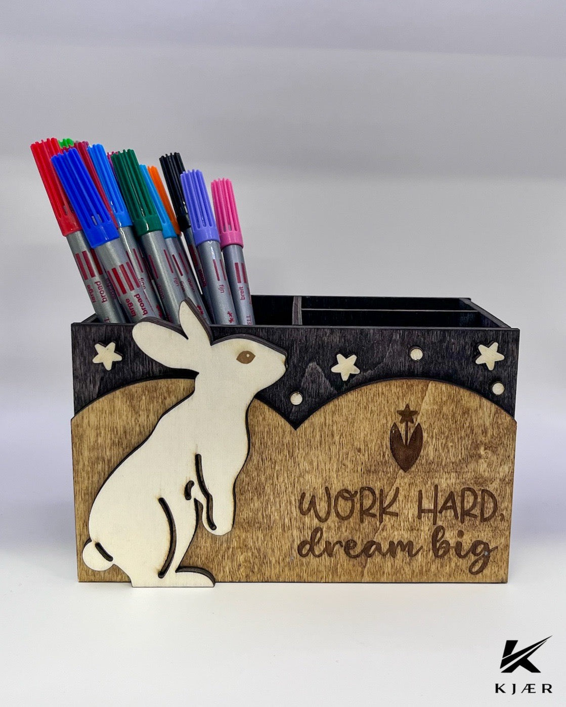 Skrivebordsoppbevaring til barn - kanin 1