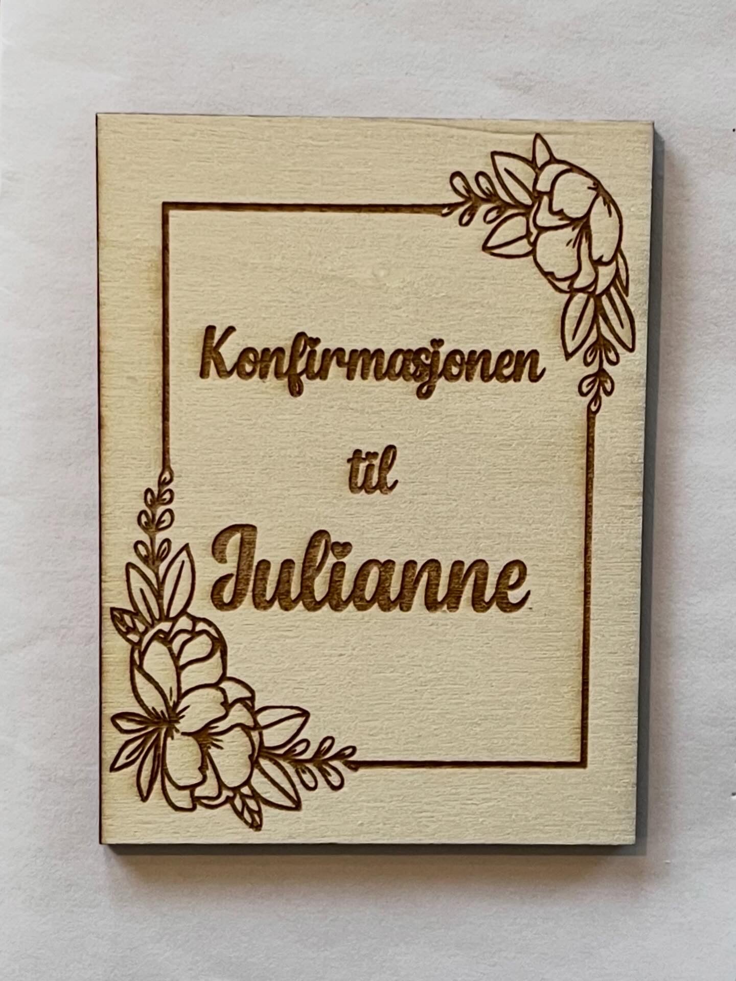 Konfirmasjonsskilt