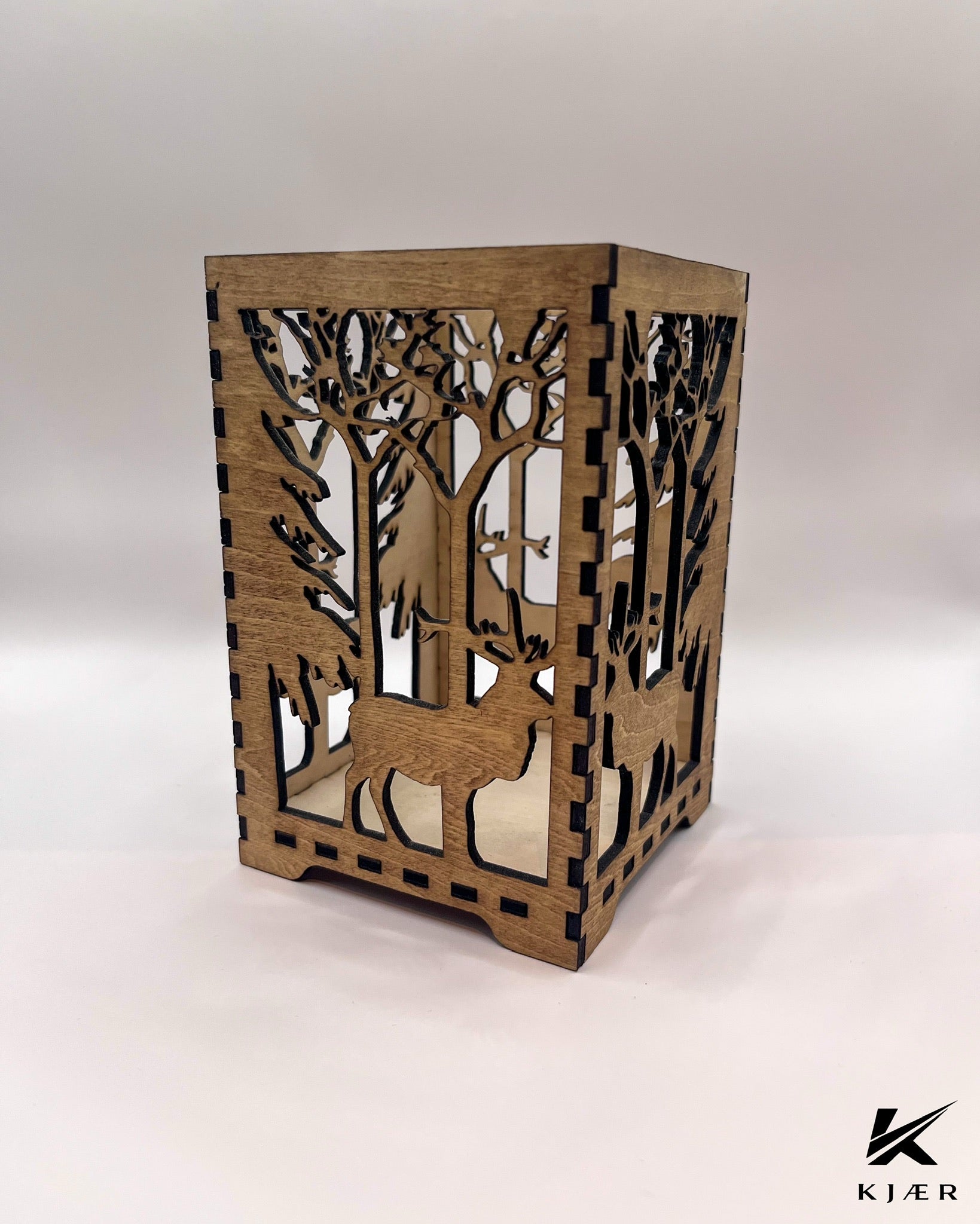 Hjort i skogen - lykt